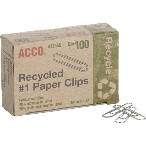 alt Acco Recycled Paper Clips